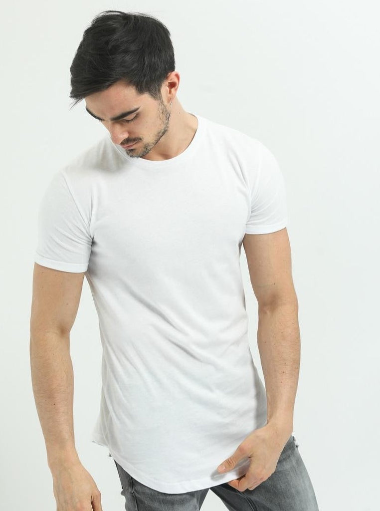 Frilivin T-shirt oversize manche courte blanc homme ilannfive