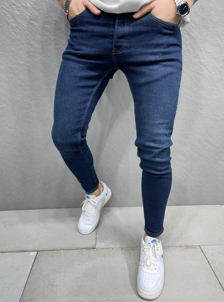 2Y Jeans bleu skinny classique fashion homme ilannfiveJeans bleu skinny classique fashion homme