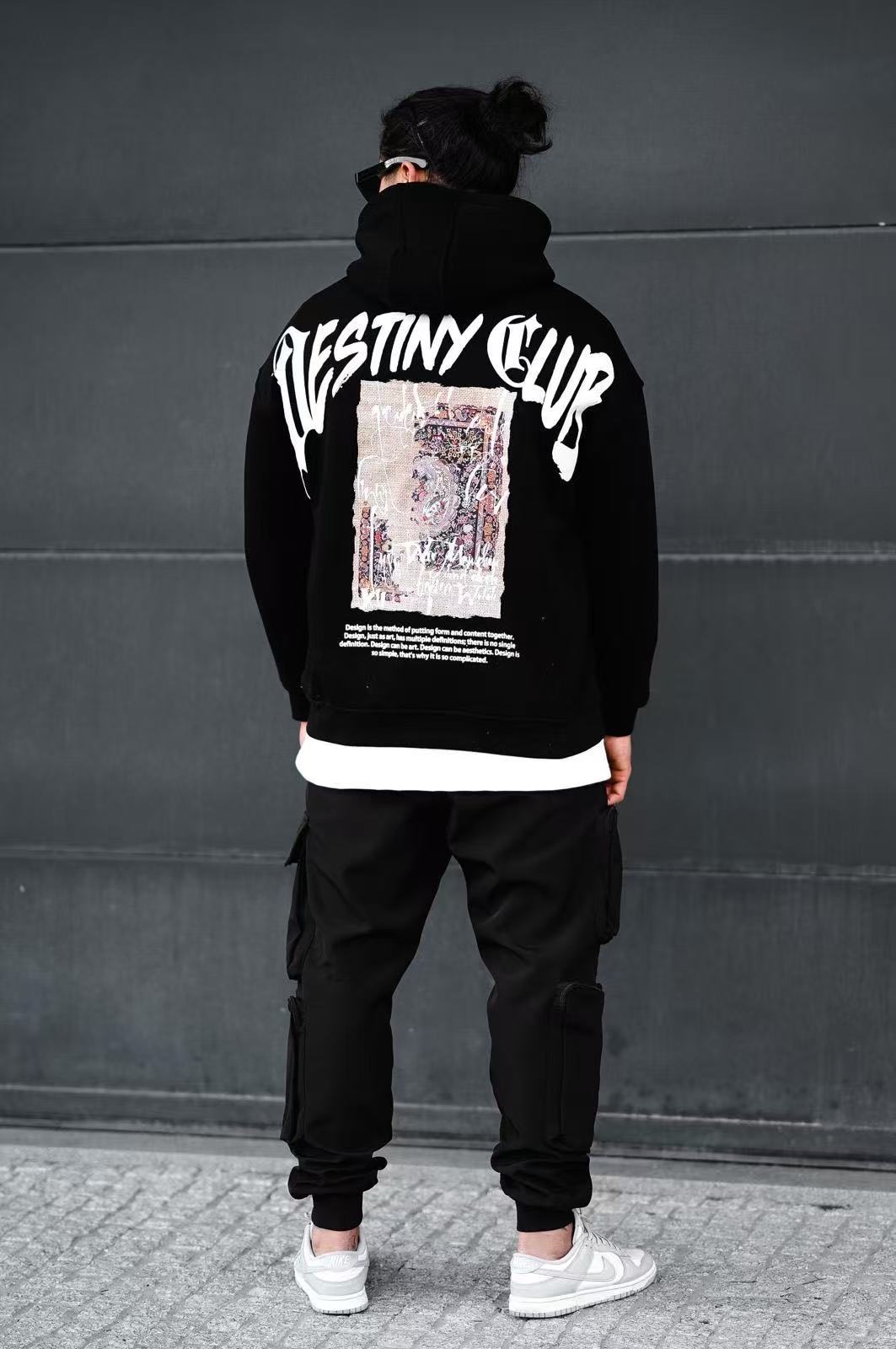 Sweat à capuche imprimé DESTINY CLUB