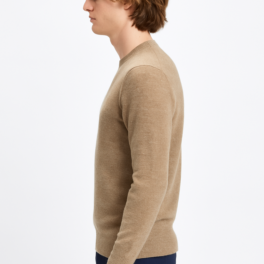 Pull Col Rond Homme – Maille Douce
