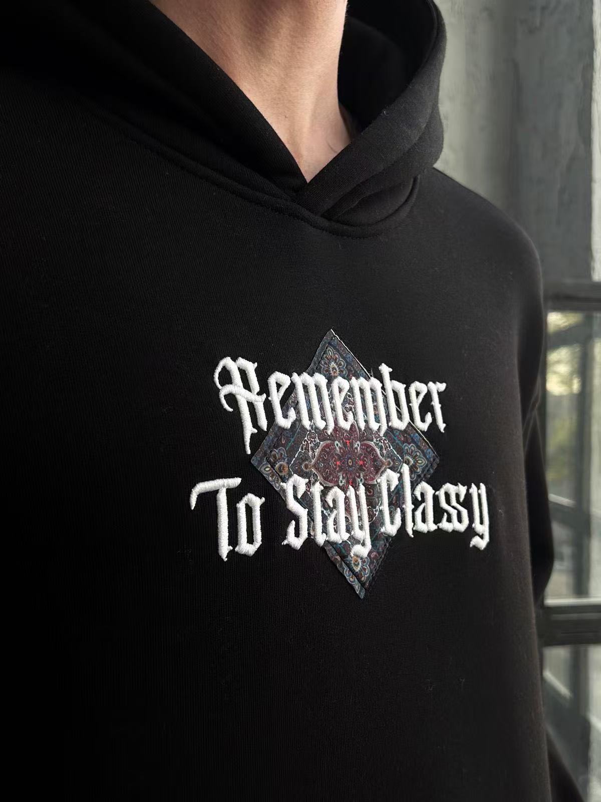 Sweat capuche motif persan homme stylé