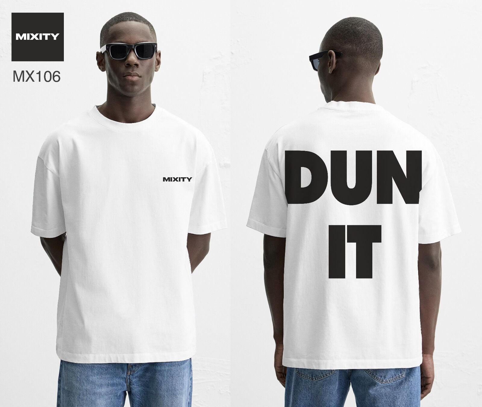 T-shirt blanc DUN IT