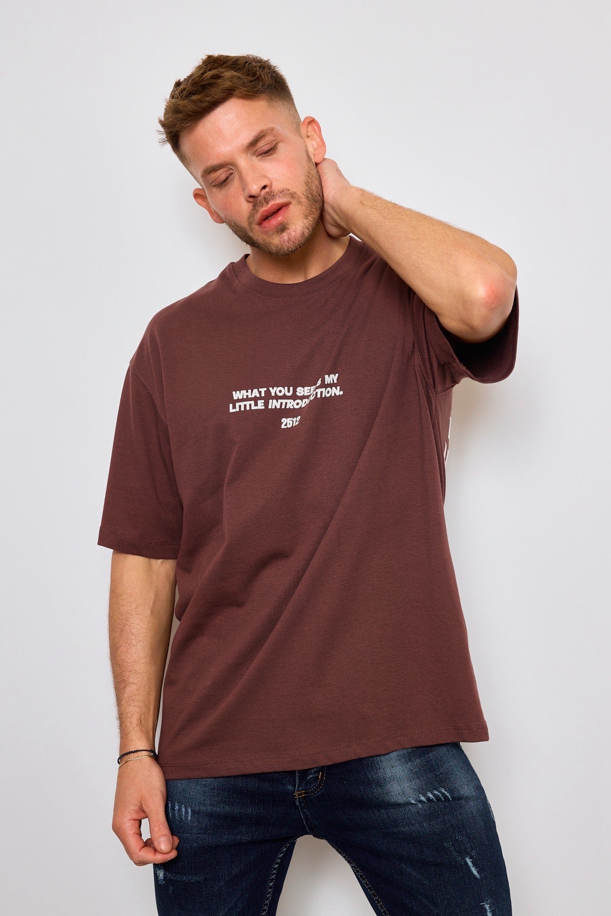 T-shirt marron