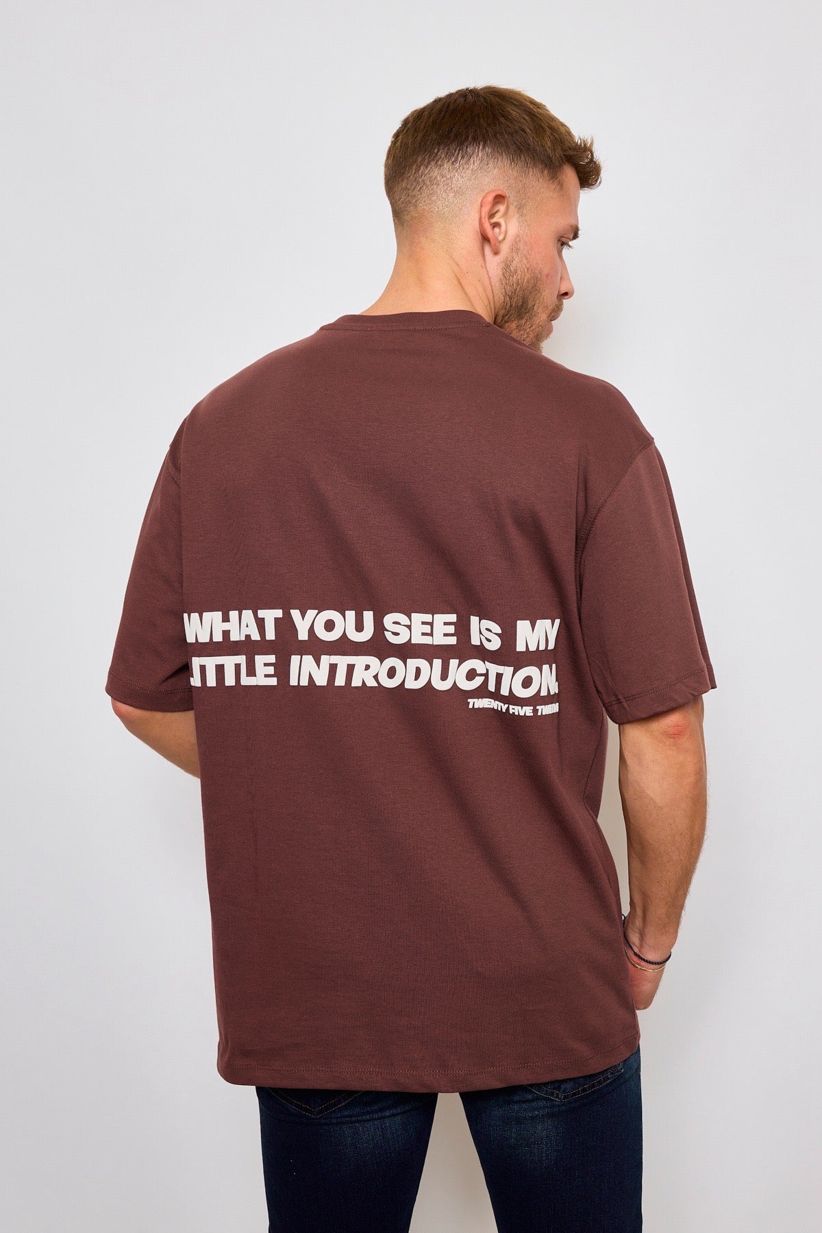 T-shirt marron