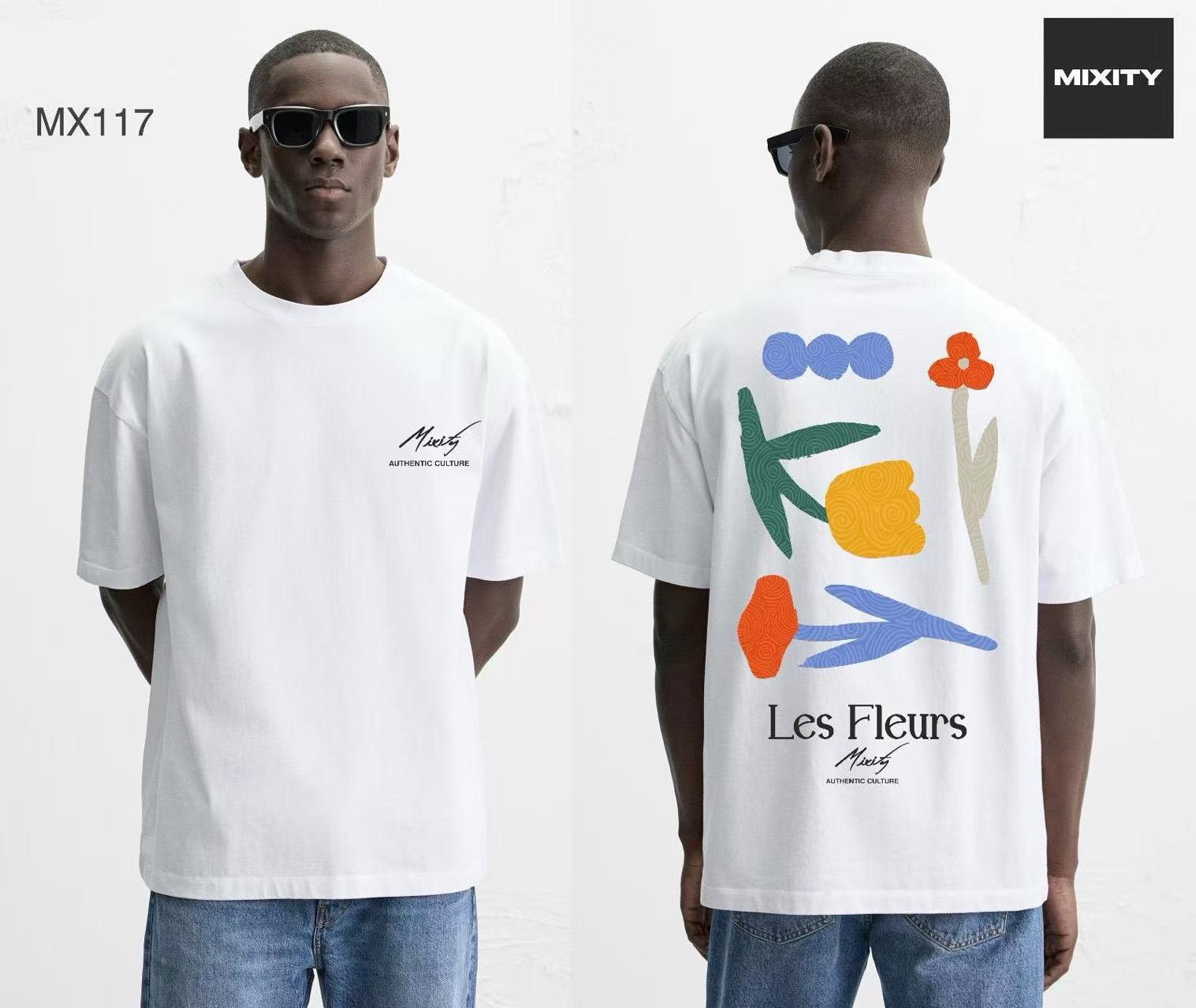 T-shirt oversize artistique