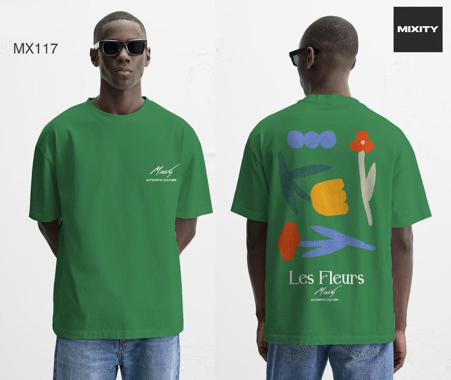 T-shirt oversize artistique