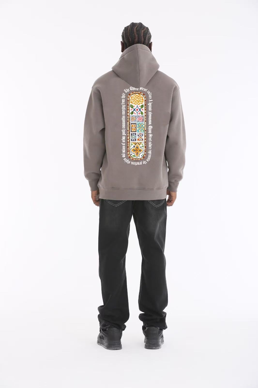 Sweat à capuche avec imprimé