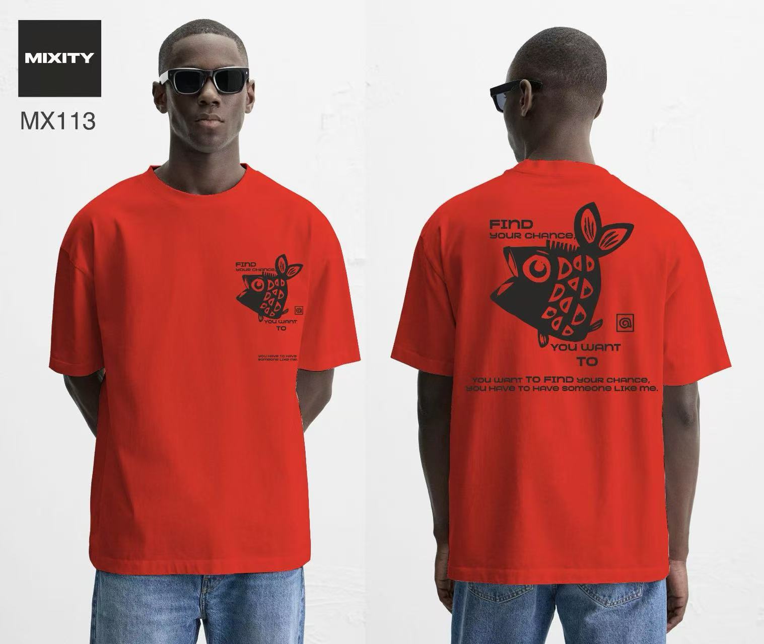 T-shirt ROUGE