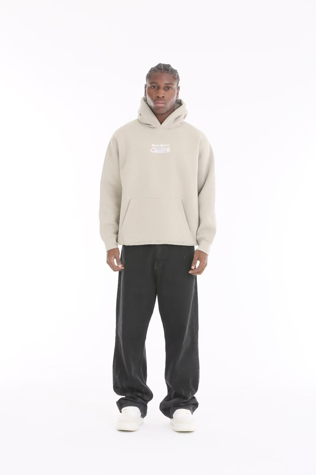 Sweat à capuche avec imprimé
