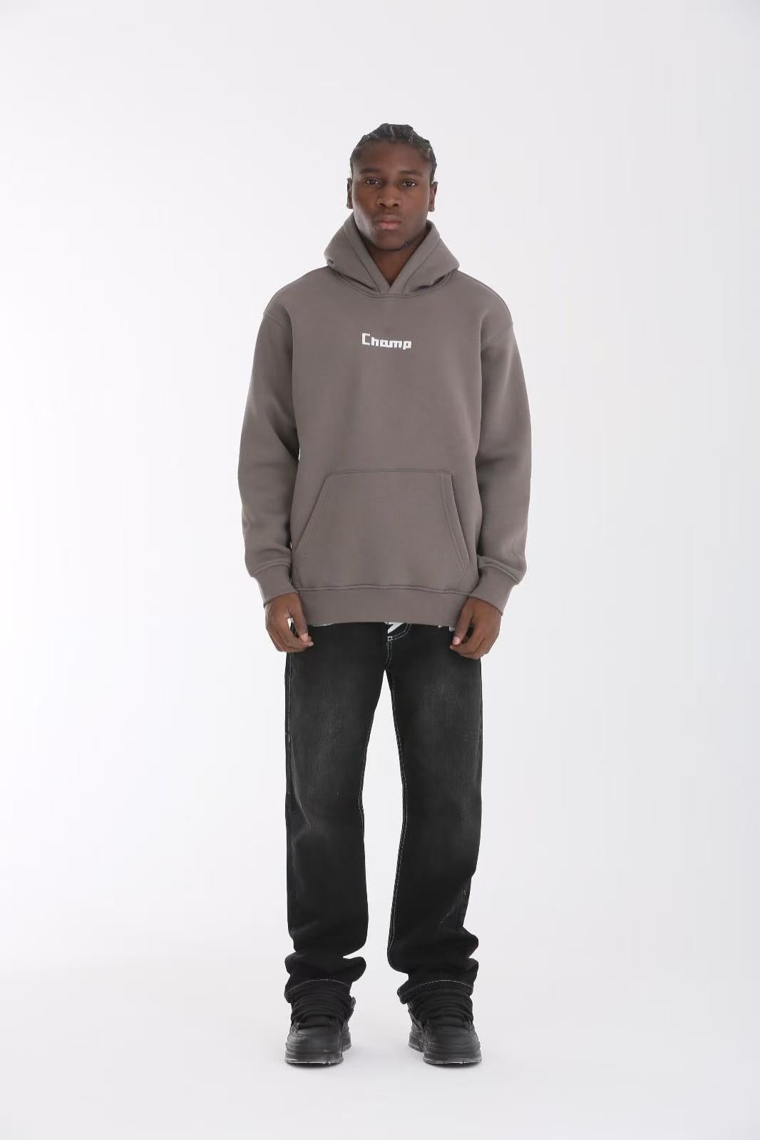Sweat à capuche imprimé graphique