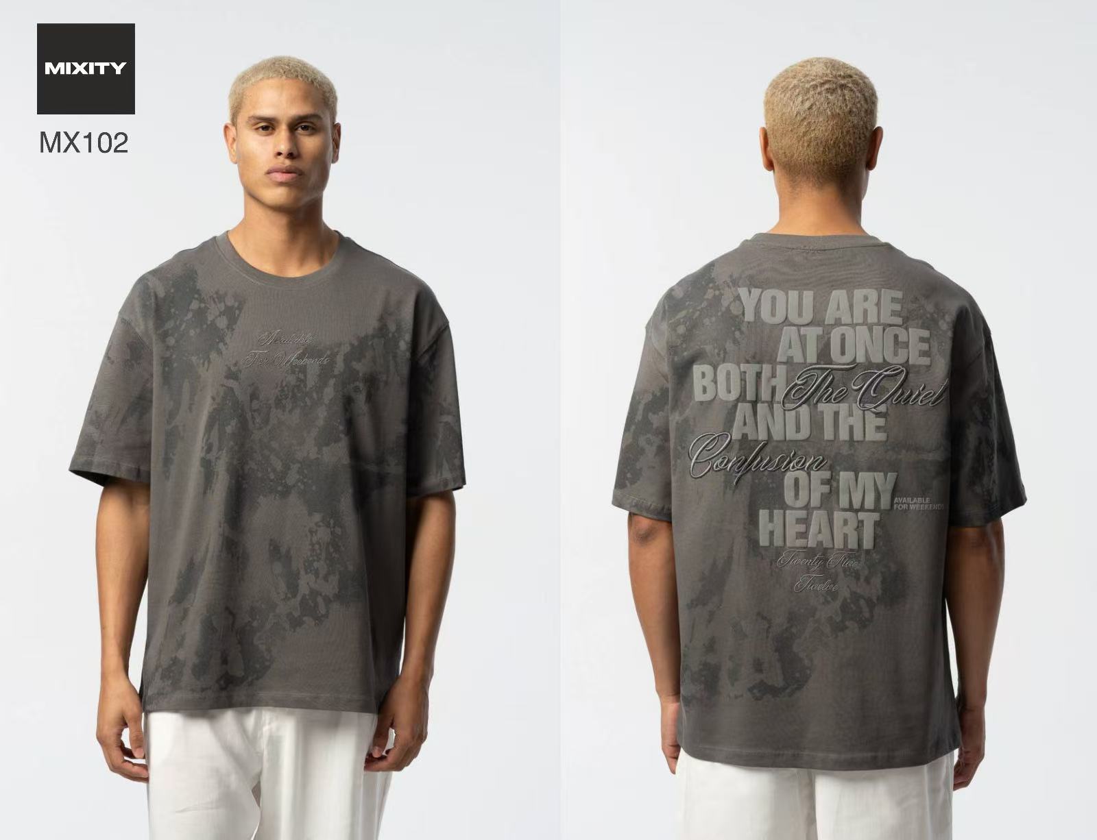 T-shirt GRIS FONCE