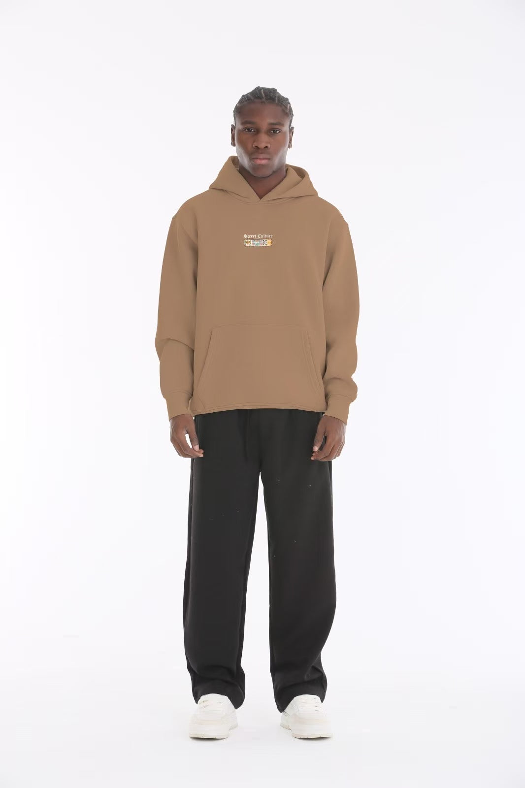 Sweat à capuche avec imprimé