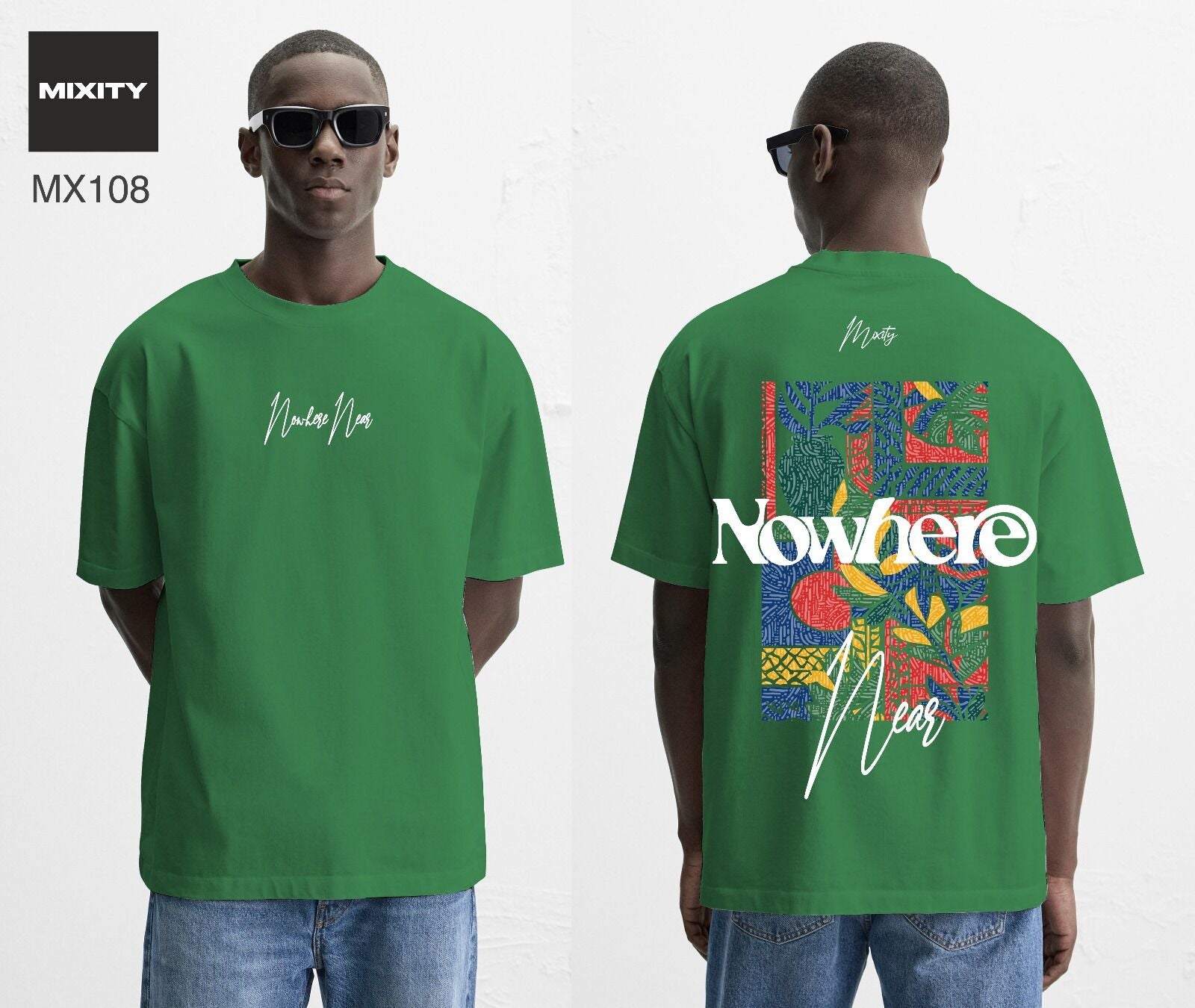 T-shirt vert NOWHERE