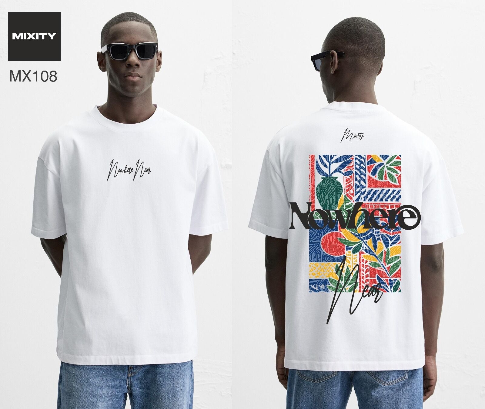 T-shirt blanc NOWHERE