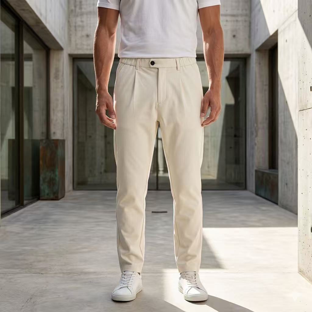 Pantalon homme beige