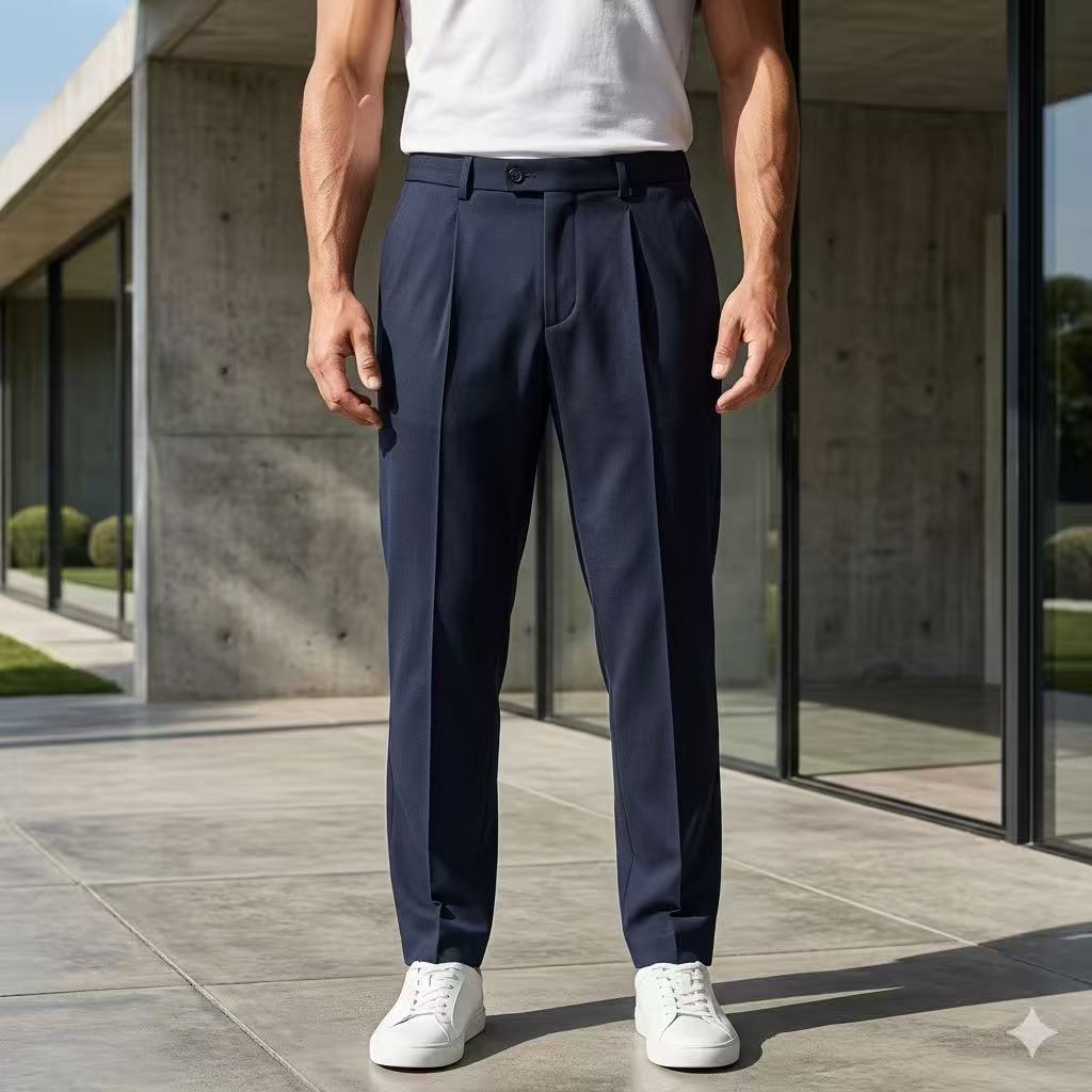Pantalon homme marine