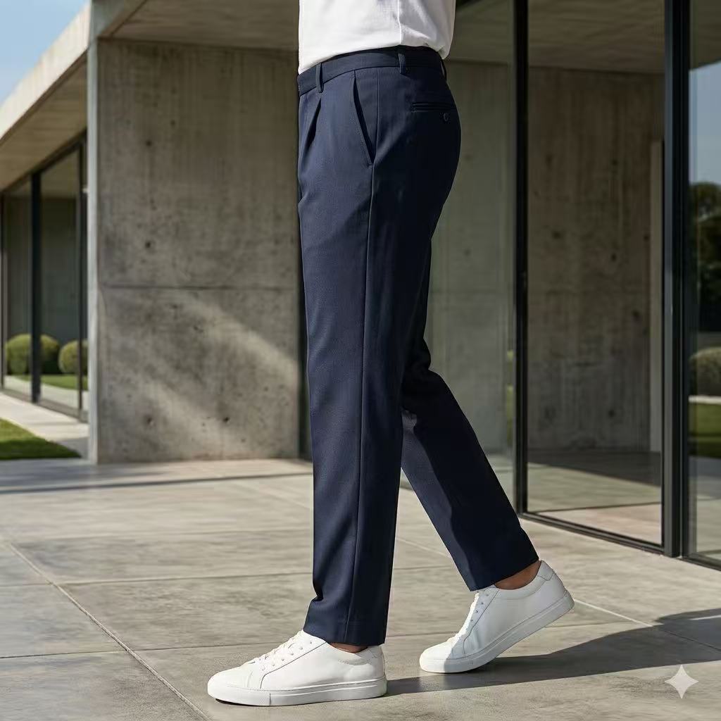 Pantalon homme marine