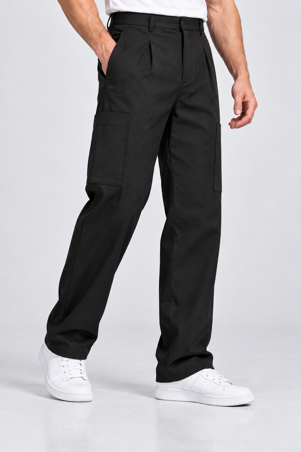 Pantalon Cargo Homme Noir