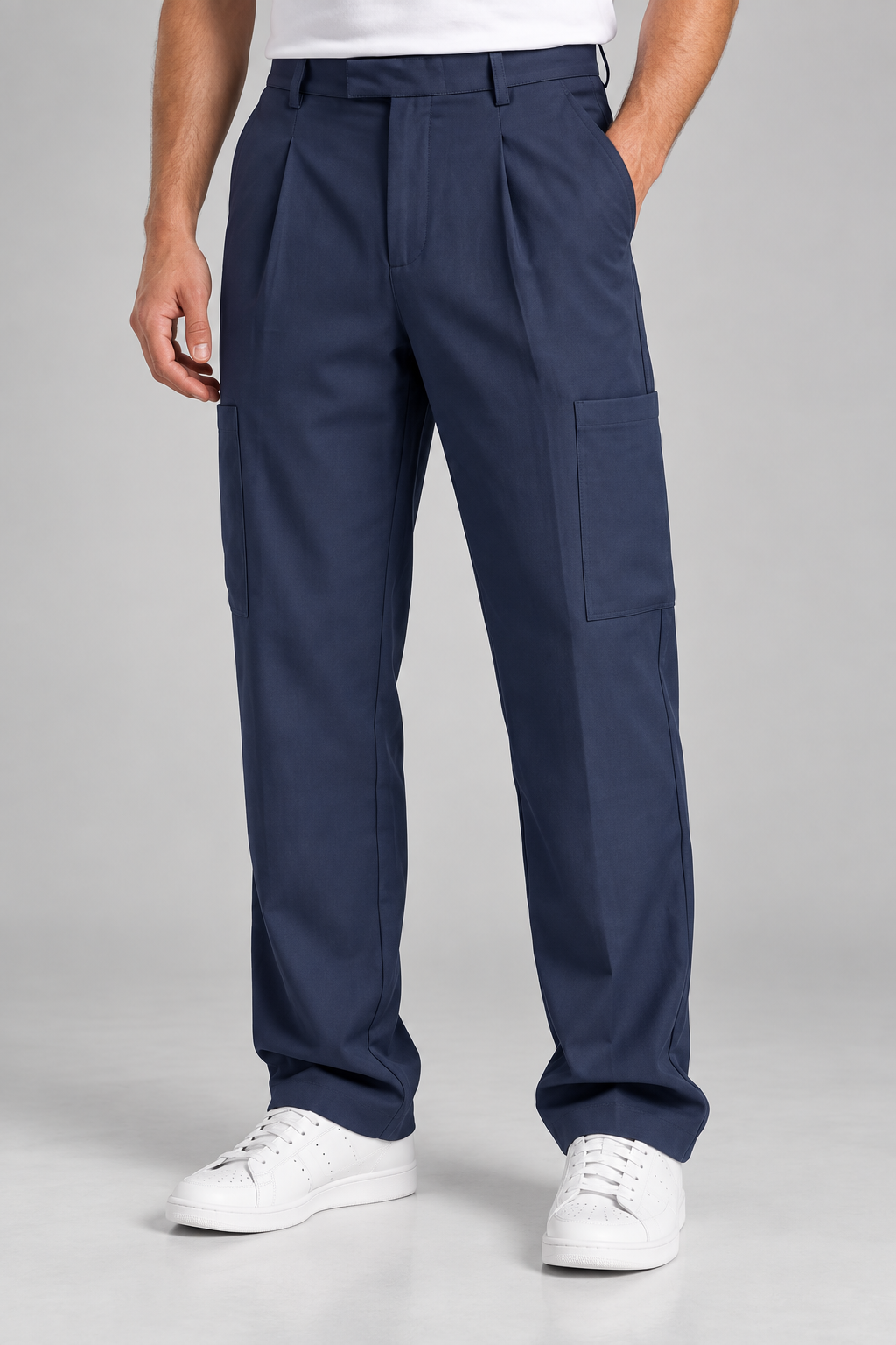 Pantalon Cargo Homme bleu foncé