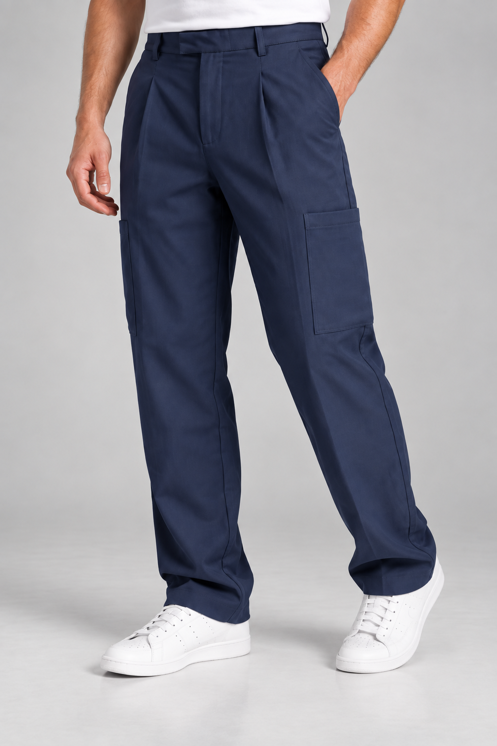 Pantalon Cargo Homme bleu foncé