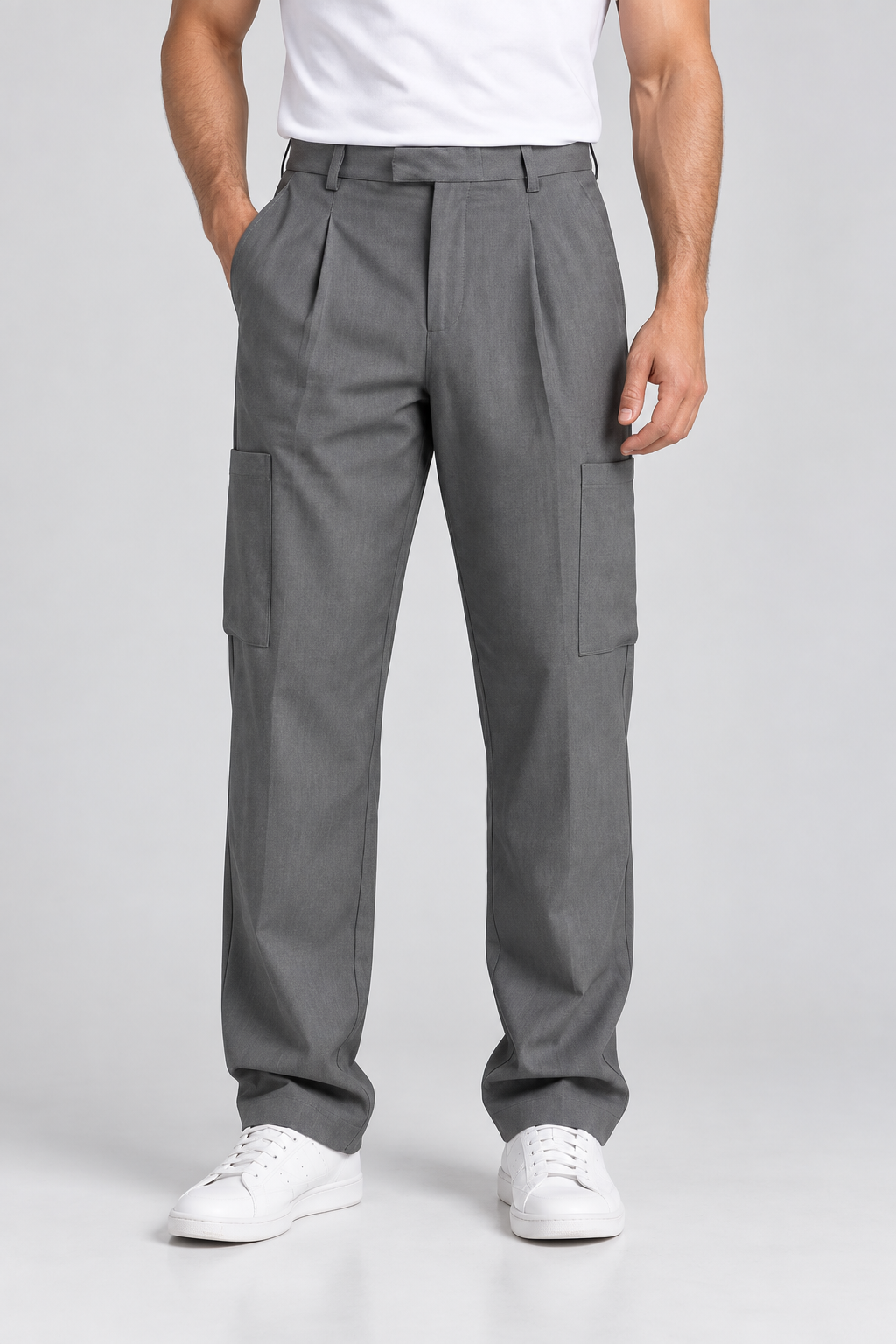 Pantalon Cargo Homme gris