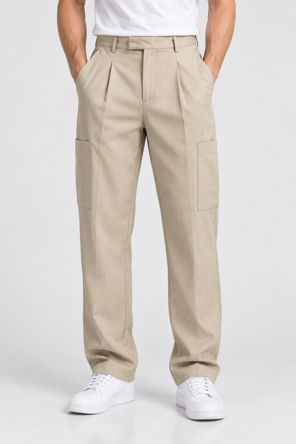 Pantalon Cargo Homme beige