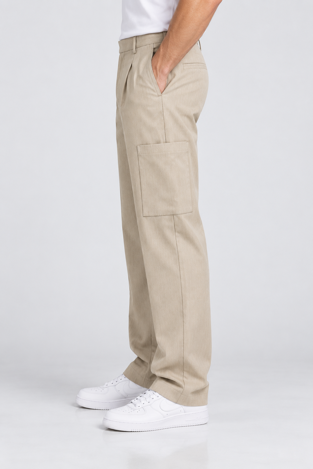 Pantalon Cargo Homme beige