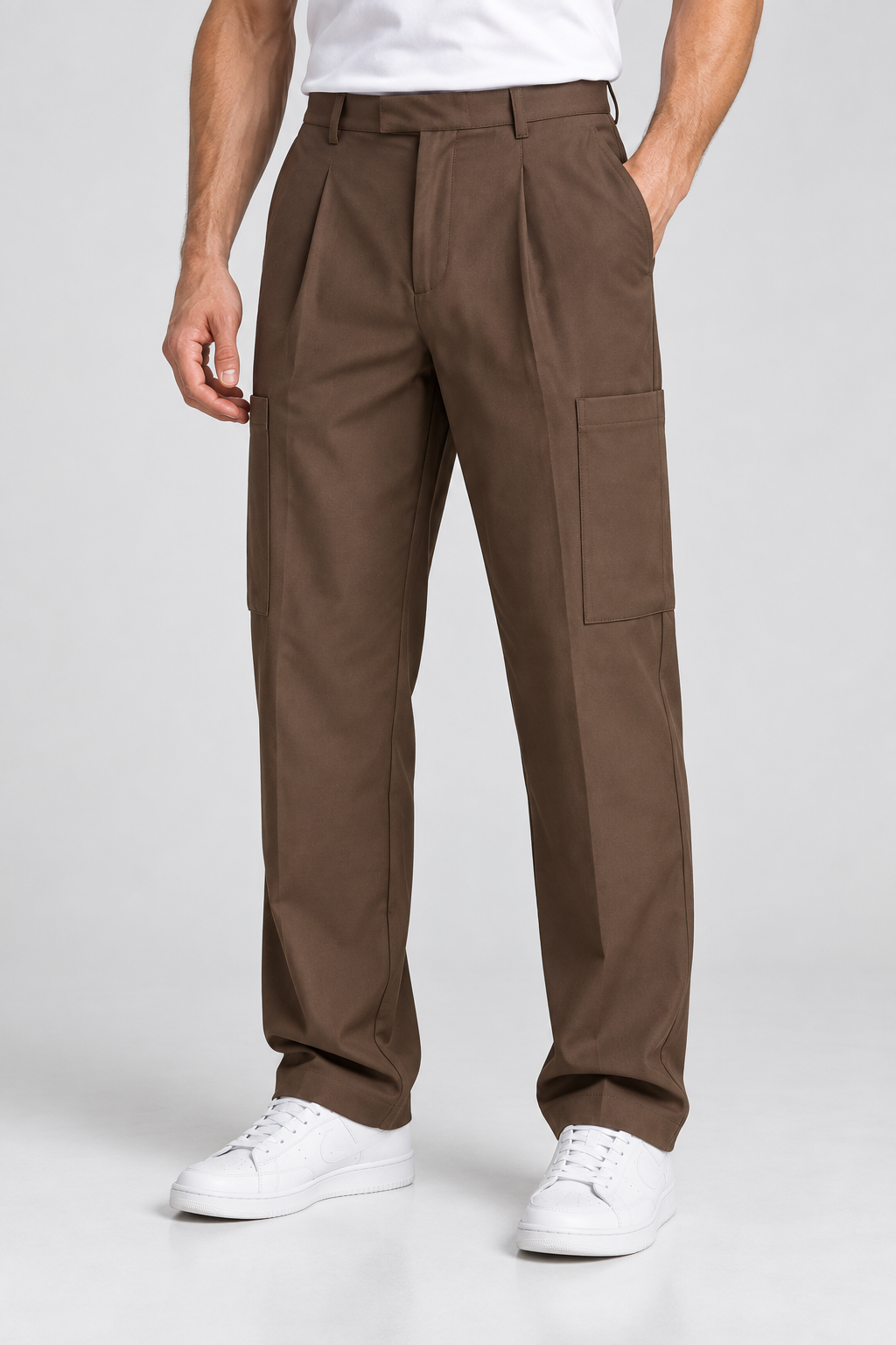 Pantalon Cargo Homme marron
