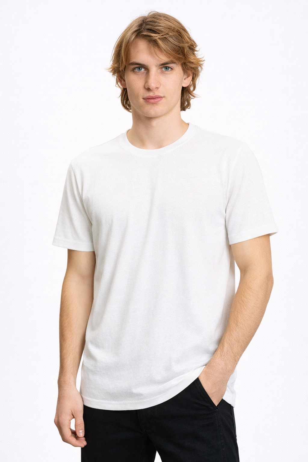 T-shirt Homme basique Blanc