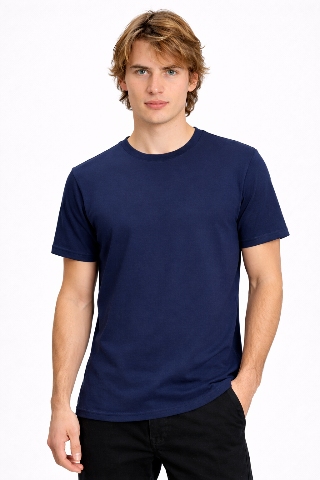 T-shirt Homme basique Marine