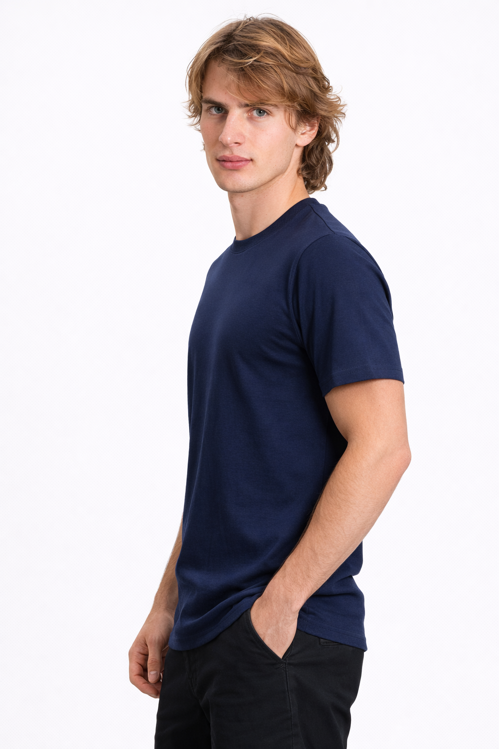 T-shirt Homme basique Marine