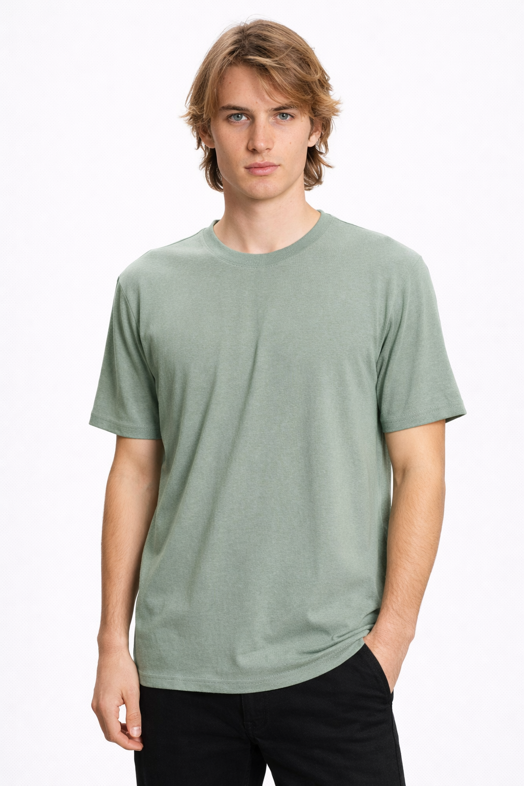T-shirt Homme basique Vert