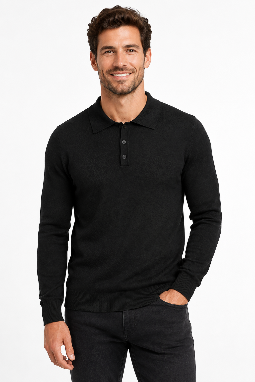 Pull homme noir