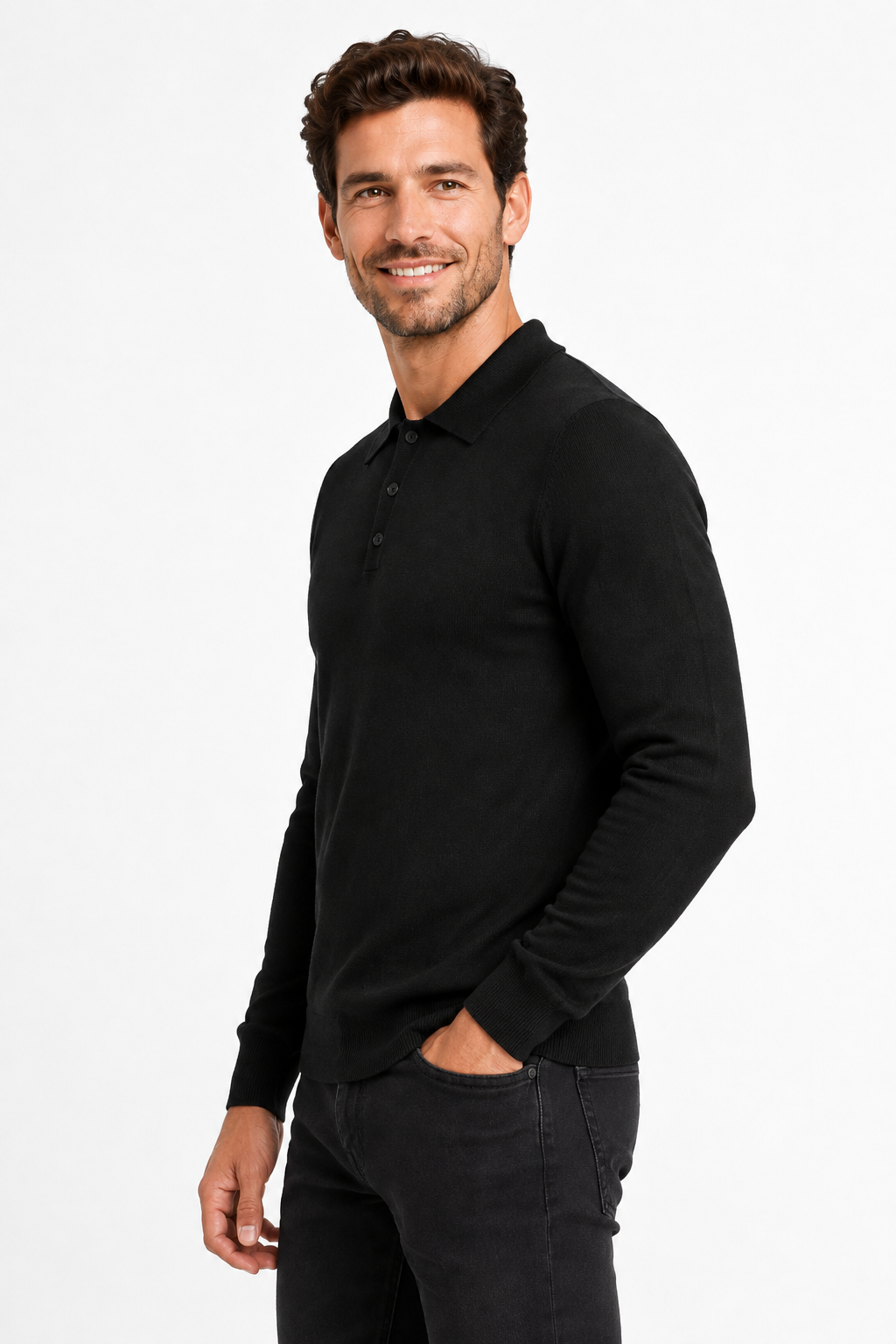 Pull homme noir