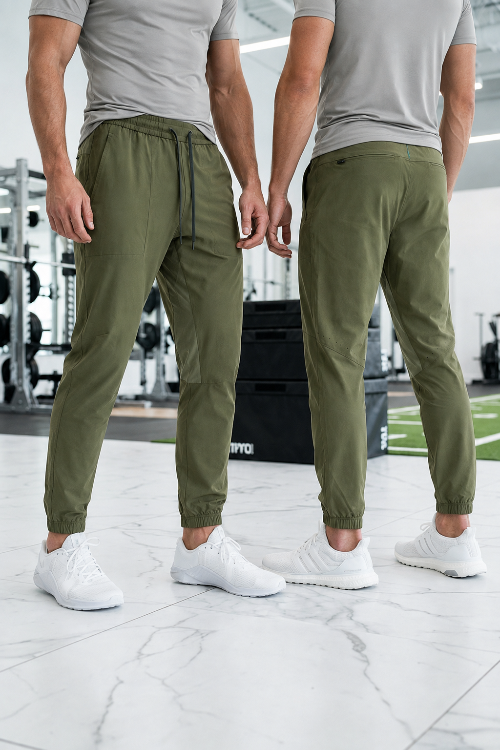 Jogger Homme Vert Technique