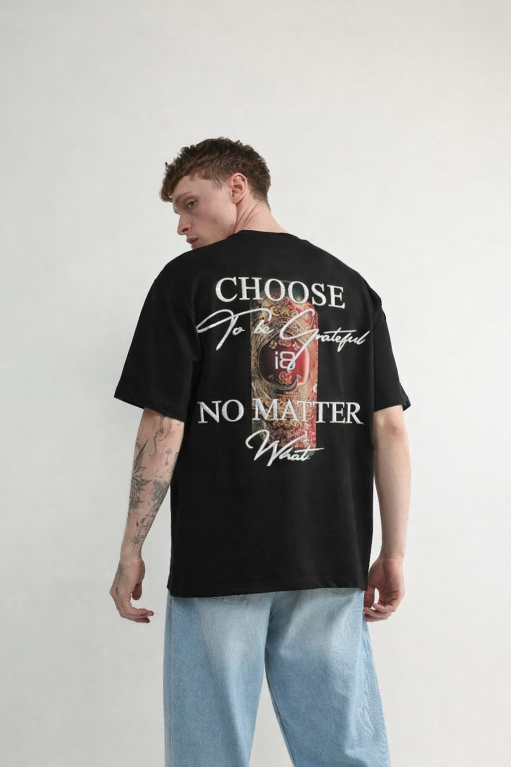 T-shirt oversize brodé