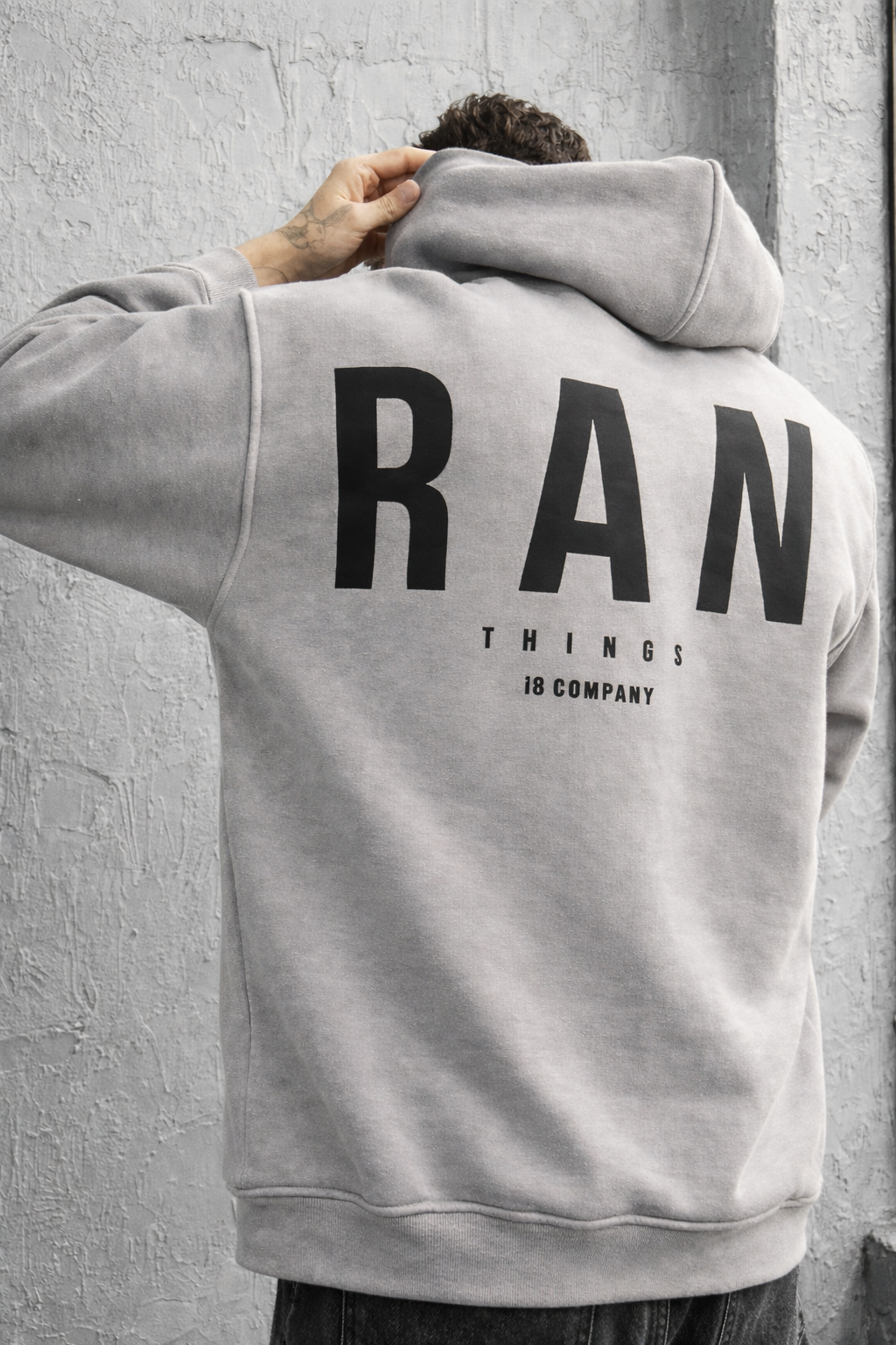 Sweat à capuche imprimé