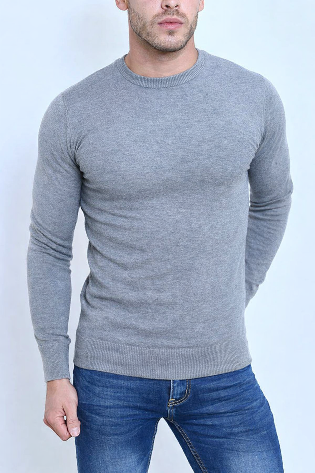 Pull col rond homme fashion