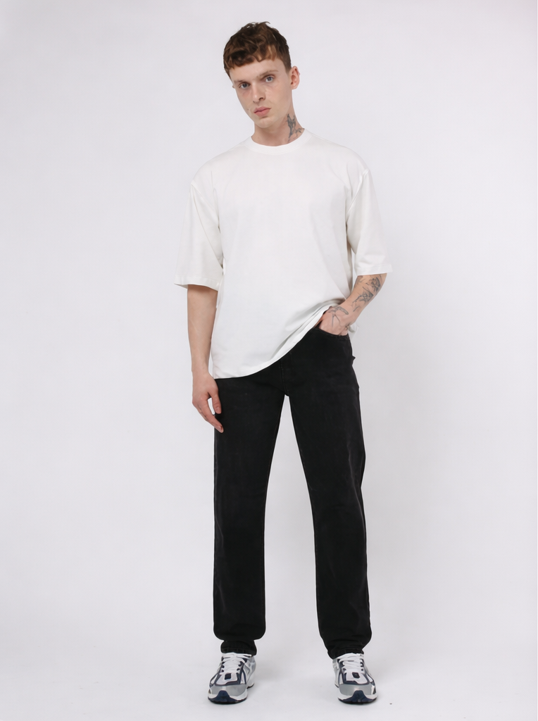 Jean Homme coupe droite – Noir