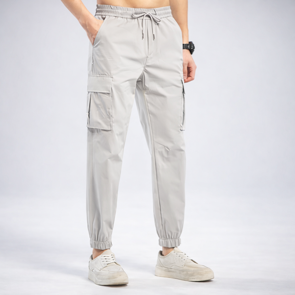 Pantalon Cargo Jogger gris Homme