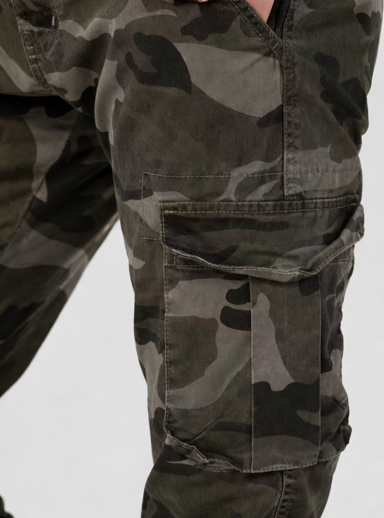 Pantalon Cargo Camouflage Homme