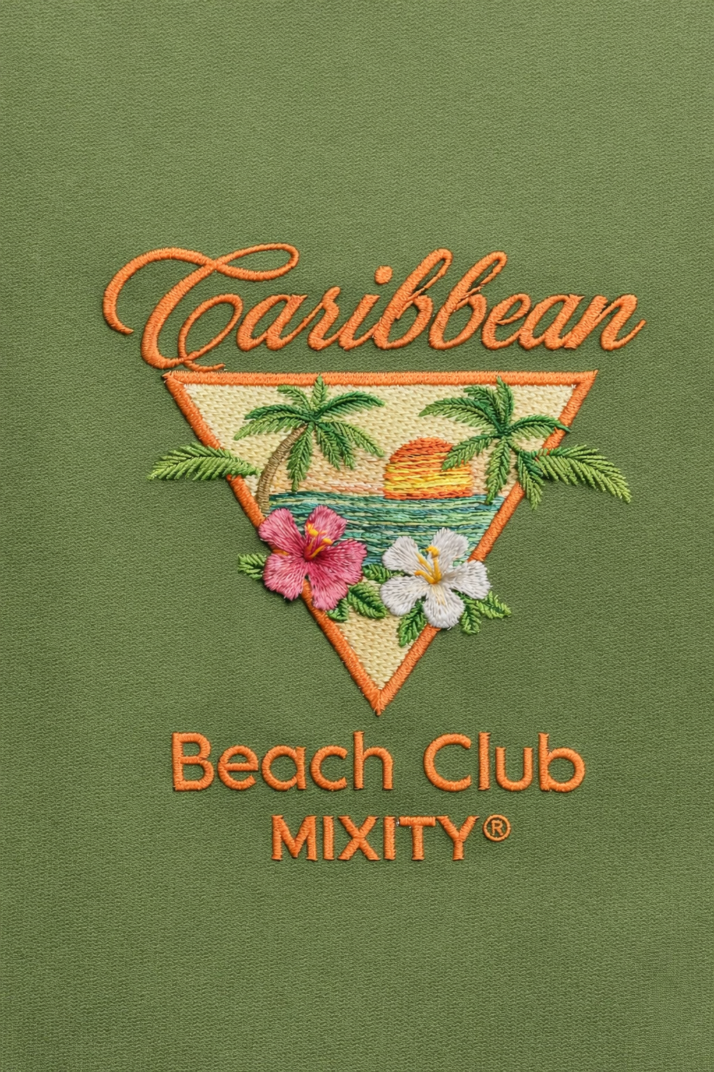 T-shirt vert CARIBBEAN