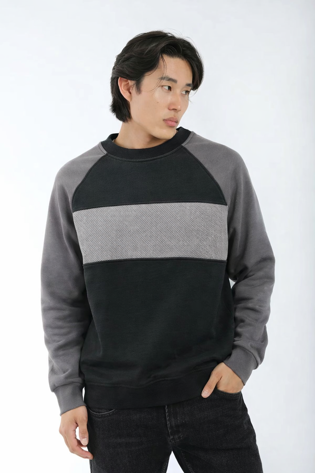 Sweat Bicolore Homme