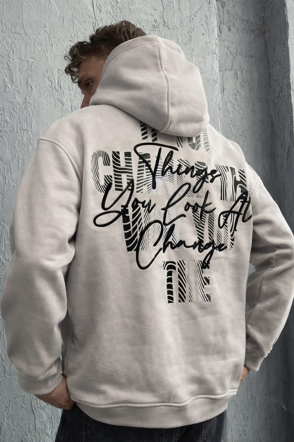 sweat à capuche imprimé