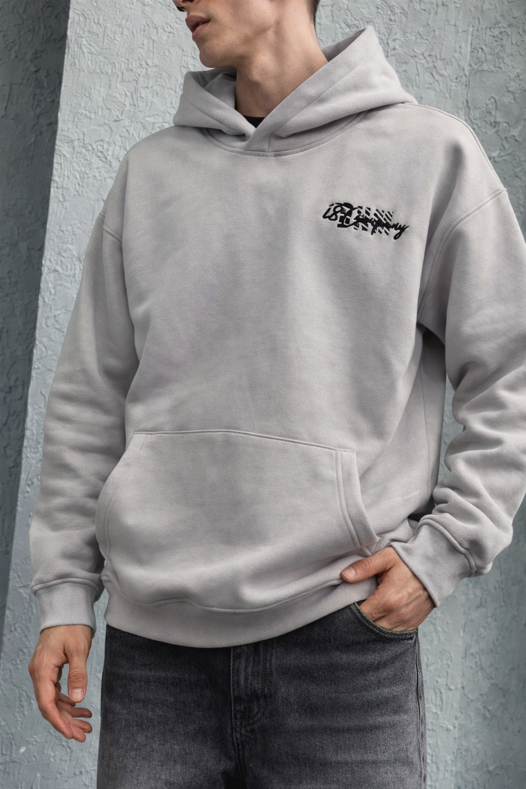 sweat à capuche imprimé