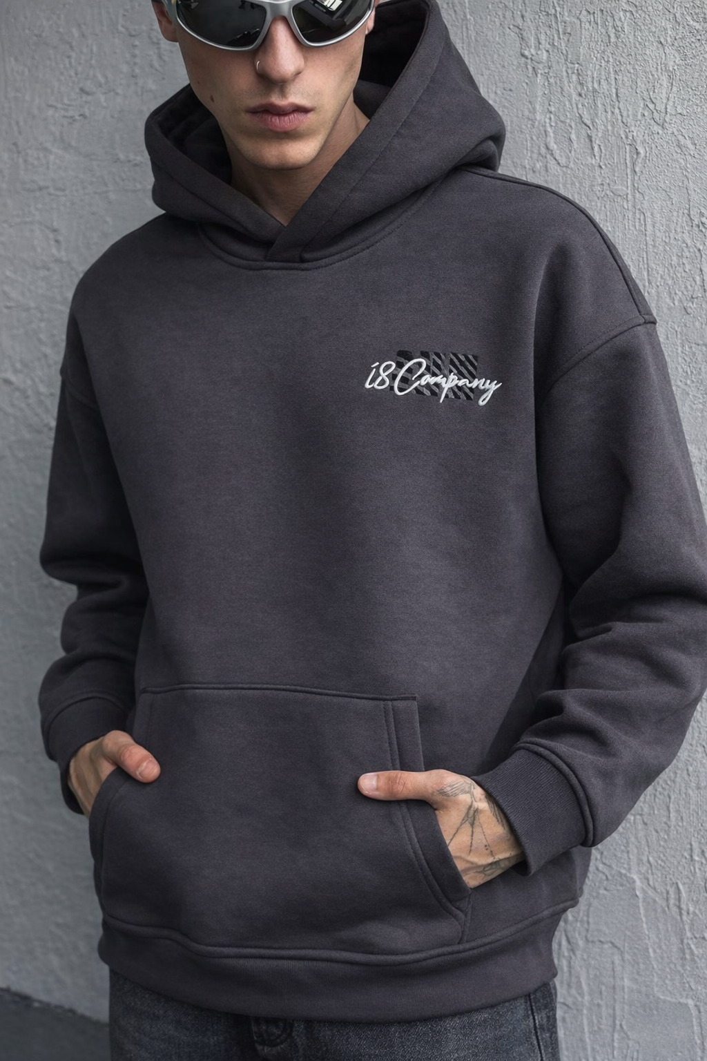 sweat à capuche imprimé