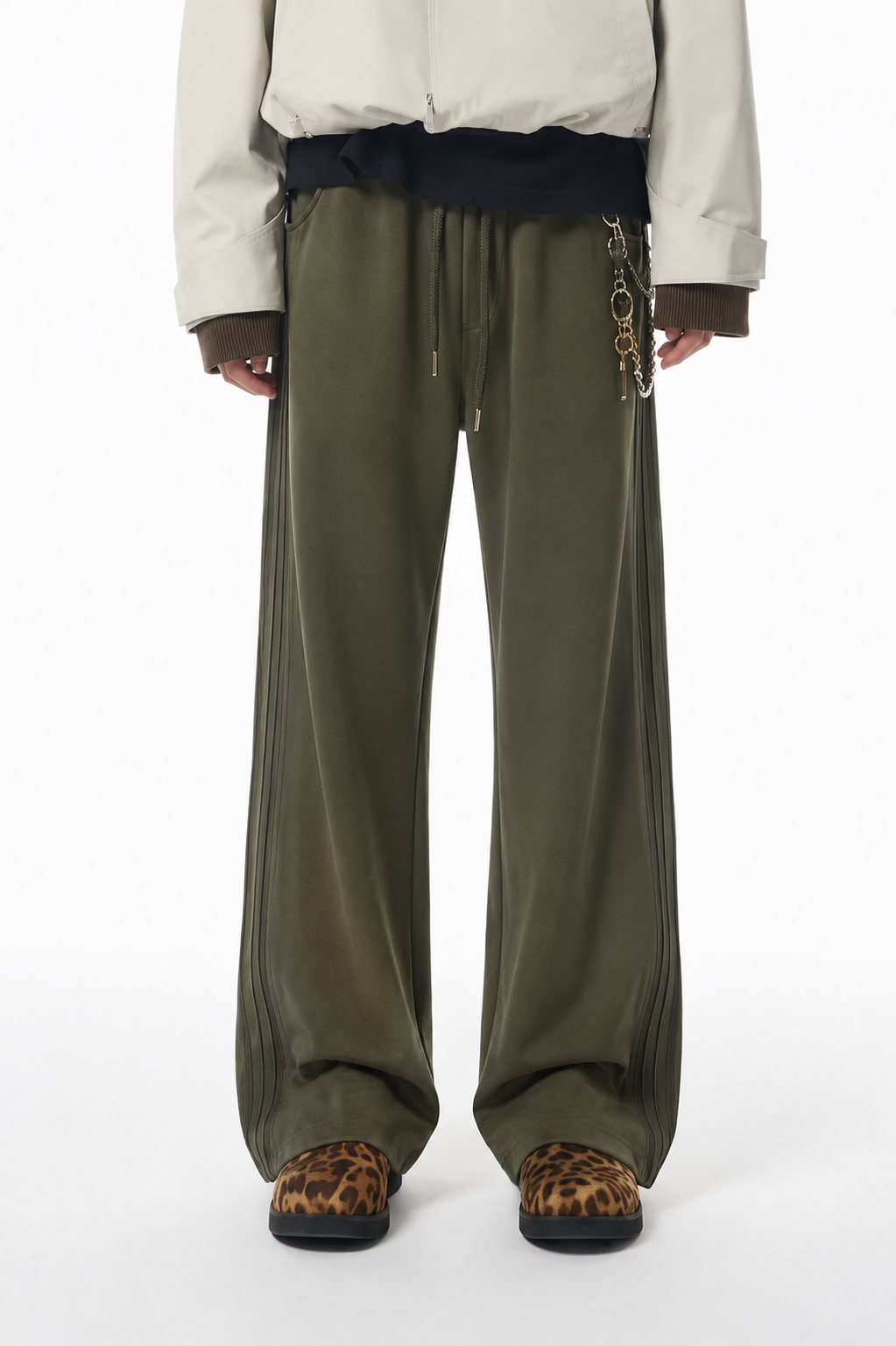 Pantalon jogging homme kaki