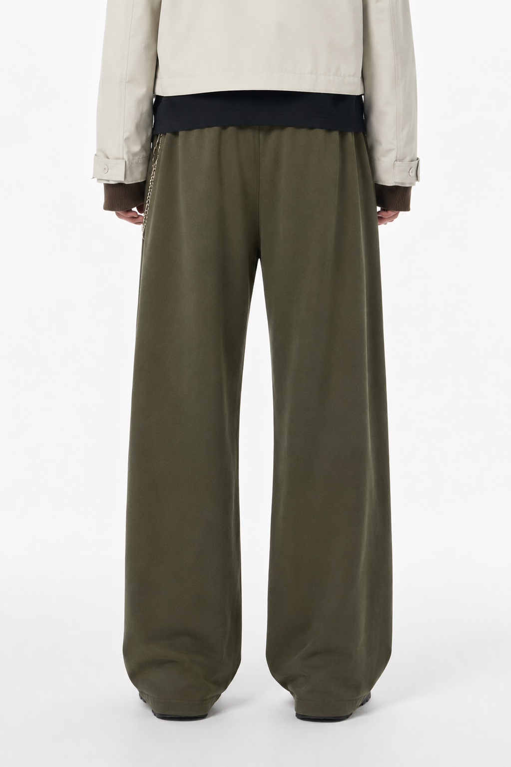 Pantalon jogging homme kaki