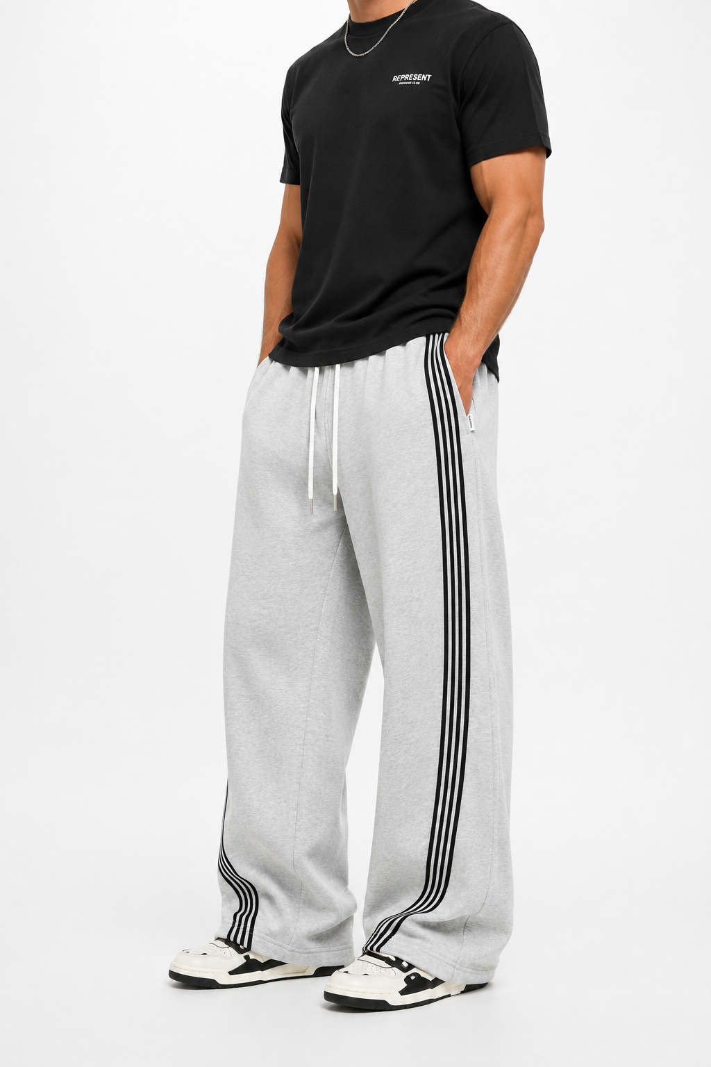 Pantalon jogging homme gris