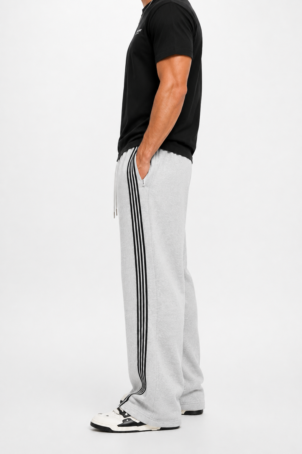 Pantalon jogging homme gris